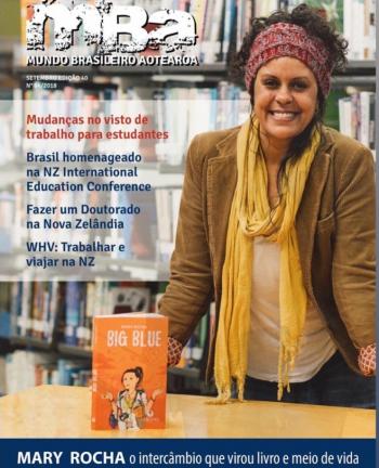 Entrevista Mary Rocha para revista de brasileiros na Nova Zelandia